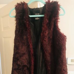 Junior Size M Fur Vest - Worn Twice